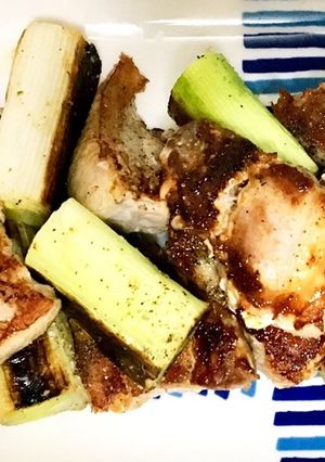 焼きトン♡タレ付き！おつまみに！-レシピのメイン写真