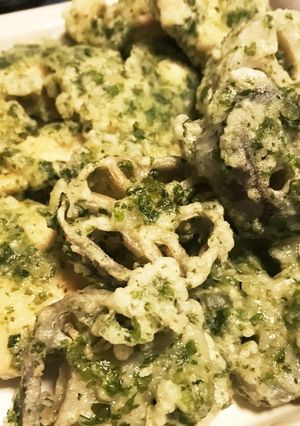 鶏胸肉とレンコンの青海苔天ぷら-レシピのメイン写真