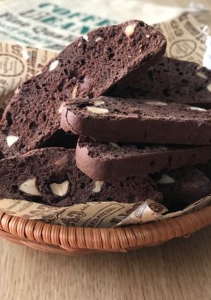 カフェモカ アーモンド ビスコッティ-レシピのメイン写真