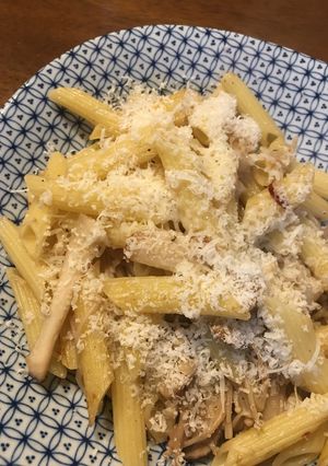 アンチョビとキノコのパスタ-レシピのメイン写真