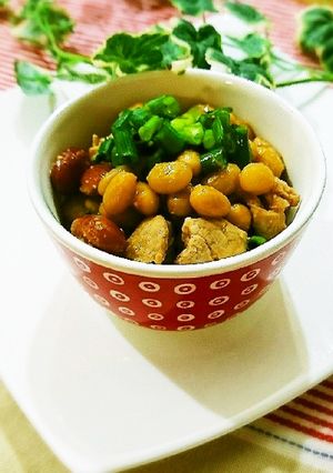 低糖質！豚肉と豆のピリ辛-レシピのメイン写真
