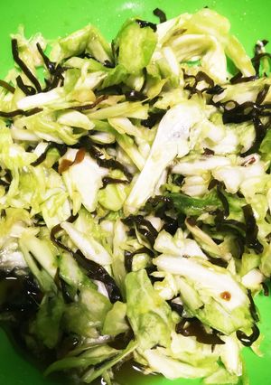 [節約おかず]ご飯に合う塩昆布キャベツ-レシピのメイン写真