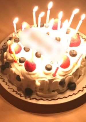 節約バースデーケーキ♡-レシピのメイン写真