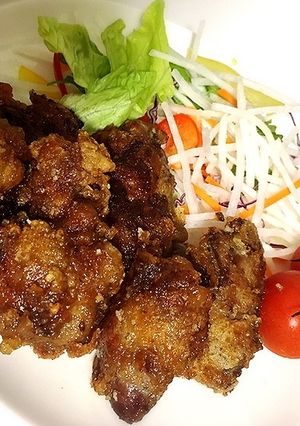 臭みなく柔らかく♬〜唐揚げ風鶏レバー☆〜-レシピのメイン写真