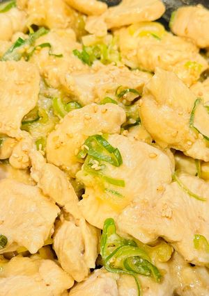節約☆簡単！鶏むね肉の長ネギ塩だれ絡め-レシピのメイン写真