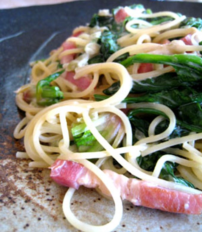 意外な美味しさ！わさび漬けパスタ-レシピのメイン写真