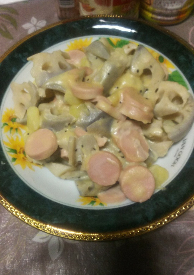 蓮根とじゃがいものクリーム煮-レシピのメイン写真