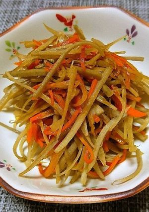 優しい味のきんぴらごぼう♥️-レシピのメイン写真