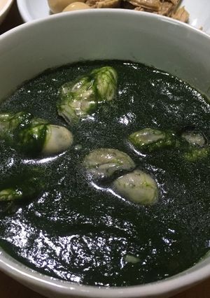 本場韓国料理カプサアオノリと牡蠣のスープ-レシピのメイン写真