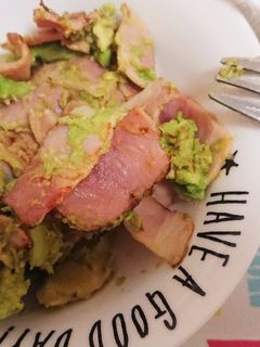 アボカドとベーコンのワサビ炒め-レシピのメイン写真