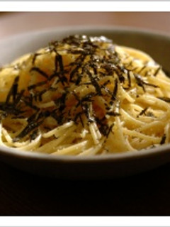 ひとりランチに明太子スパゲッティ-レシピのメイン写真