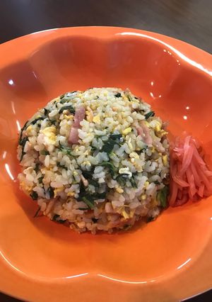 簡単！大根の葉チャーハン-レシピのメイン写真