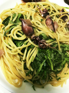 ホタルイカと大葉の醤油パスタ-レシピのメイン写真