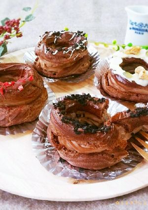 バレンタインにも♥ショコラシュードーナツ-レシピのメイン写真