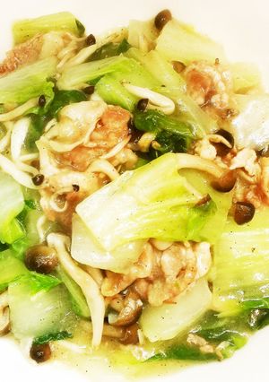 豚肉、しめじ、白菜の八宝菜風-レシピのメイン写真