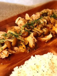 簡単!鶏むね肉のボイル 和風ソース添え-レシピのメイン写真
