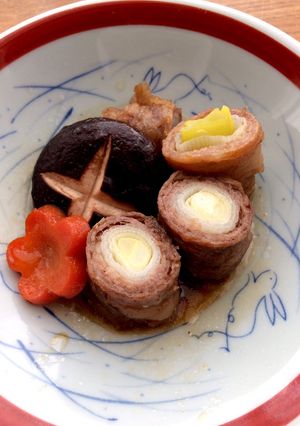 長ネギの牛肉巻き すき焼き味-レシピのメイン写真