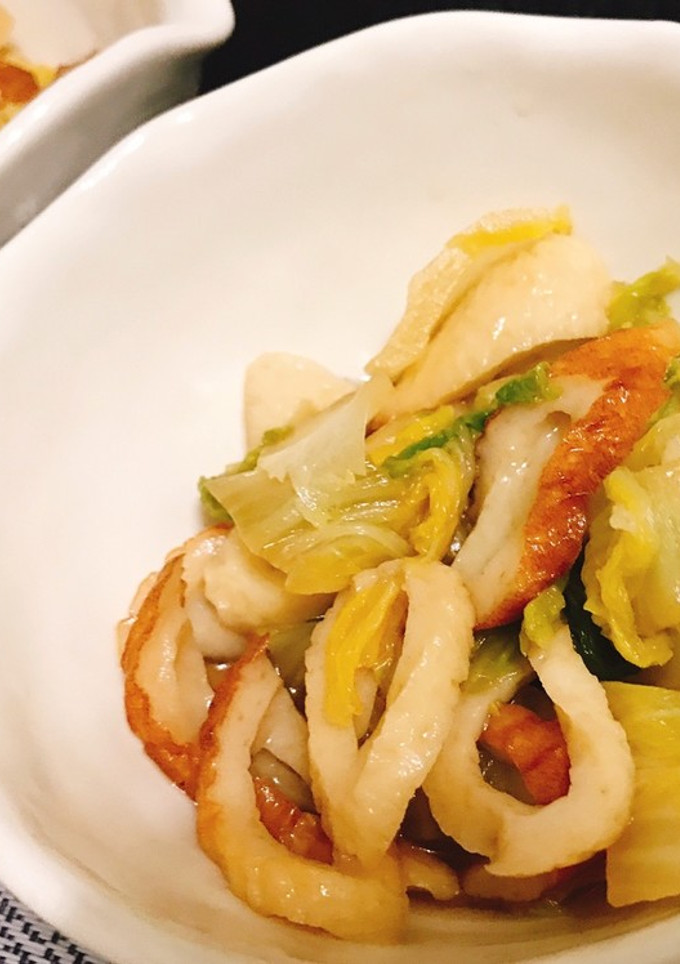 ☆ほっとする味♪白菜とちくわの煮浸し☆-レシピのメイン写真