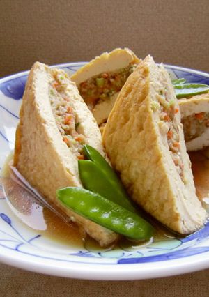 生揚げ（厚揚げ）のはさみ煮-レシピのメイン写真