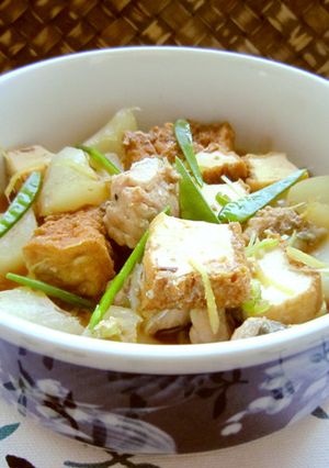 厚揚げとサバ缶の煮物-レシピのメイン写真