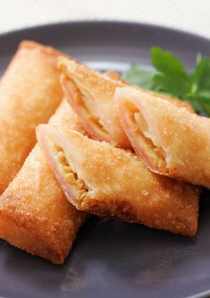 納豆ベーコンチーズ春巻き-レシピのメイン写真