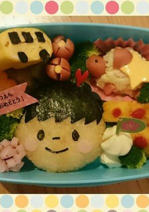 卒園おめでとう❤バスと羊のキャラ弁❤-レシピのメイン写真