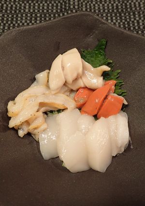 ホタテ貝の刺身-レシピのメイン写真