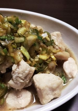 簡単♪濃いタレでさっぱり肉の油淋鶏♡-レシピのメイン写真