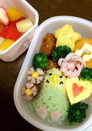 セキセイインコ★キャラ弁-レシピのメイン写真