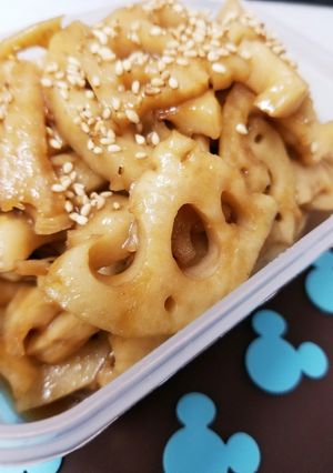 簡単お弁当おかず★れんこんの炒め煮-レシピのメイン写真