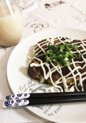 ネギとトリささみの四角いお好み焼き-レシピのメイン写真
