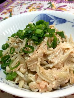 エノキダケの明太マヨ和え-レシピのメイン写真