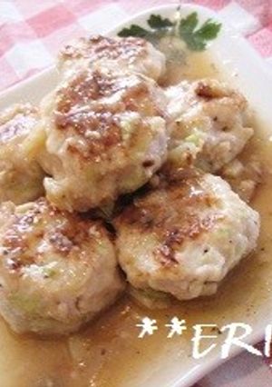 白菜入り鶏つくね～塩あんかけ～♪♪-レシピのメイン写真
