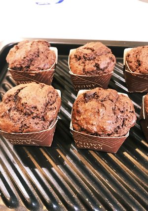 HMで簡単チョコレートカップケーキ-レシピのメイン写真