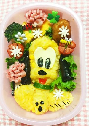 ディズニーキャラ弁☆プルート弁当-レシピのメイン写真
