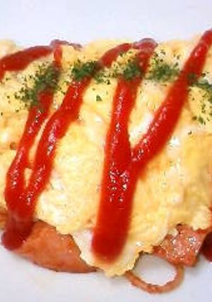 おさかなソーセージのチーズオムパスタ-レシピのメイン写真