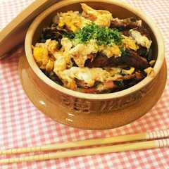 รูปของ ■意外と旨い！鰯の蒲焼き卵とじ丼の極意！