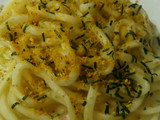 ランチ簡単！のりたま焼うどん