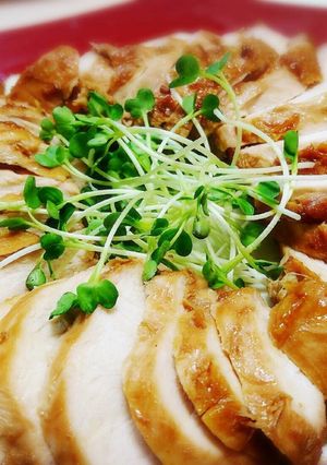 圧力鍋で簡単節約【鶏胸肉チャーシュー】-レシピのメイン写真