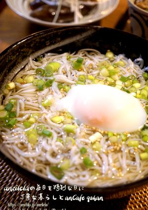 ふわ〜♡たっぷりしらすと小葱のにゅうめん-レシピのメイン写真