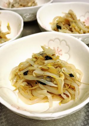 なめ茸ともやしの和風和え物-レシピのメイン写真