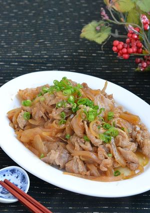 豚こま切れ肉と玉ねぎのピリ辛炒め-レシピのメイン写真