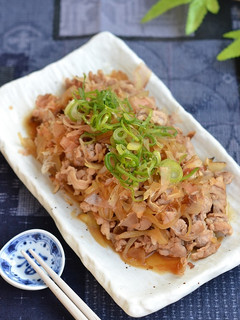 豚こま切れ肉と玉ねぎの甘辛炒め【作り置き-レシピのメイン写真