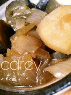 祖母の味!なすとじゃがいもの煮物-レシピのメイン写真