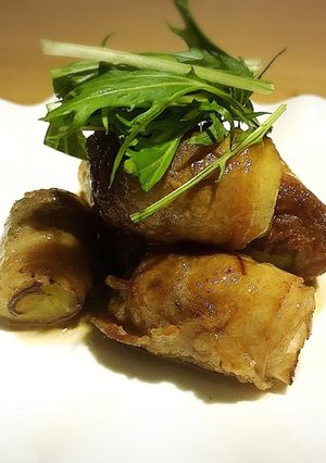 ポン酢で照り焼き！長ネギの豚バラ巻き-レシピのメイン写真