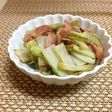 スピード料理!うどのベーコン炒め