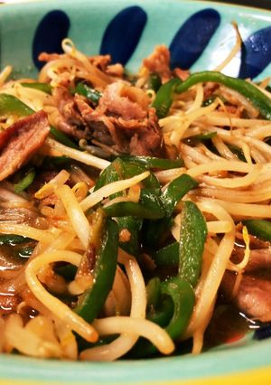 モヤシとピーマンの中華風炒め-レシピのメイン写真