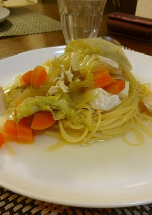 簡単！ポトフパスタ！-レシピのメイン写真