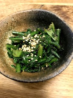 簡単 春菊の胡麻和え-レシピのメイン写真