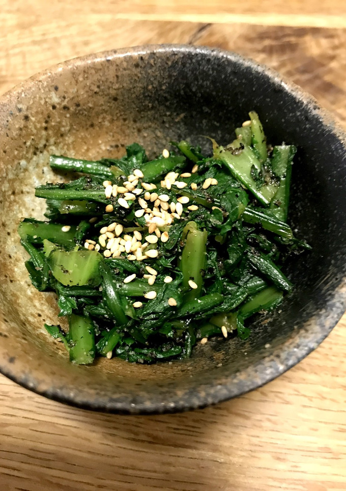 簡単 春菊の胡麻和え-レシピのメイン写真